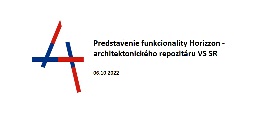 Zverejnenie záznamu z predstavenia Horizzon architektonického repozitáru